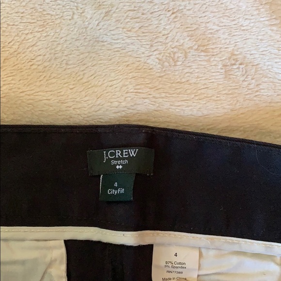 🛍 2 for $20 J.Crew City Fit Black Trousers - Picture 5 of 7